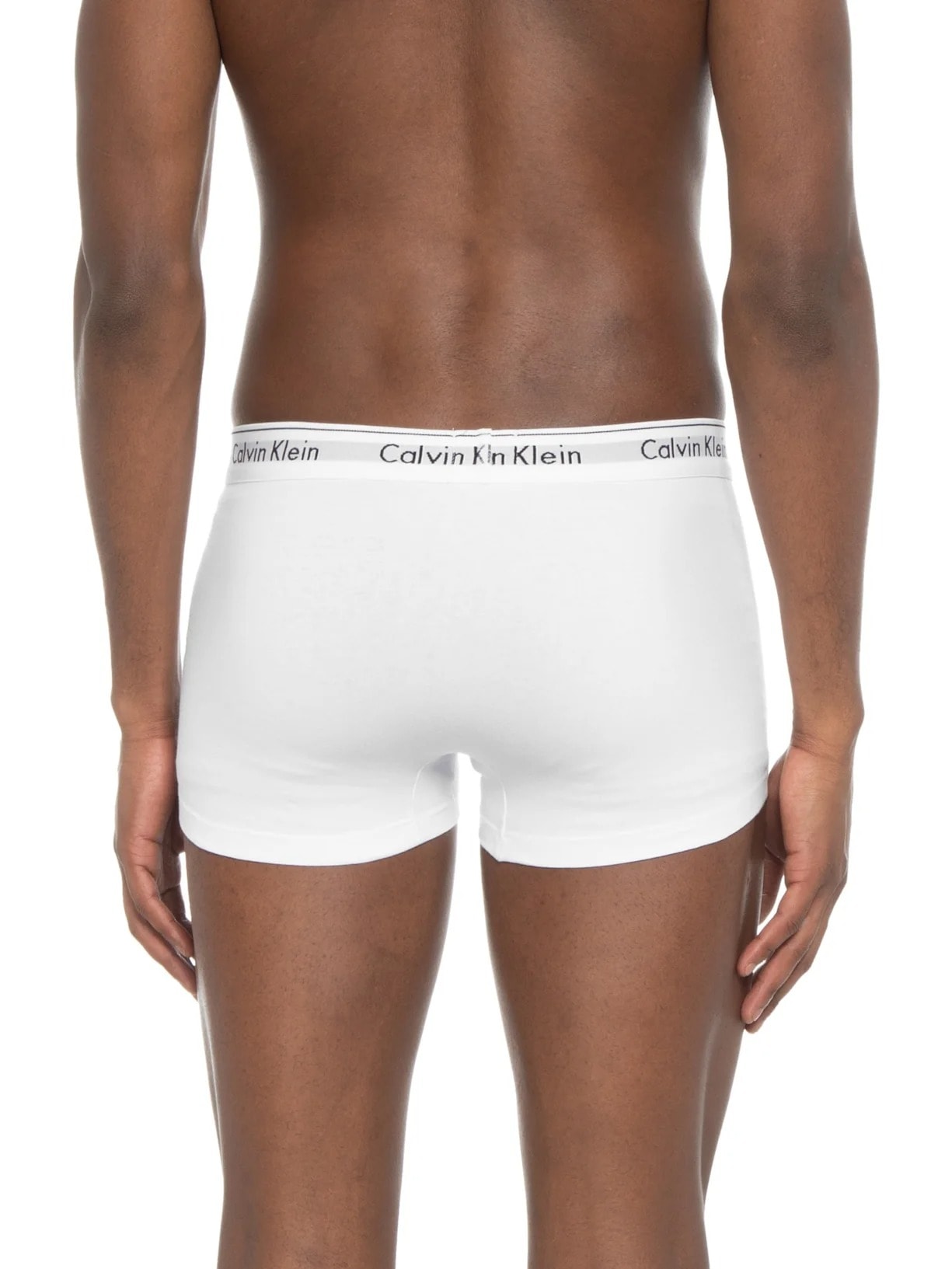 Kit 2 Cuecas Trunk Modern Cotton Branco Calvin Klein Underwear