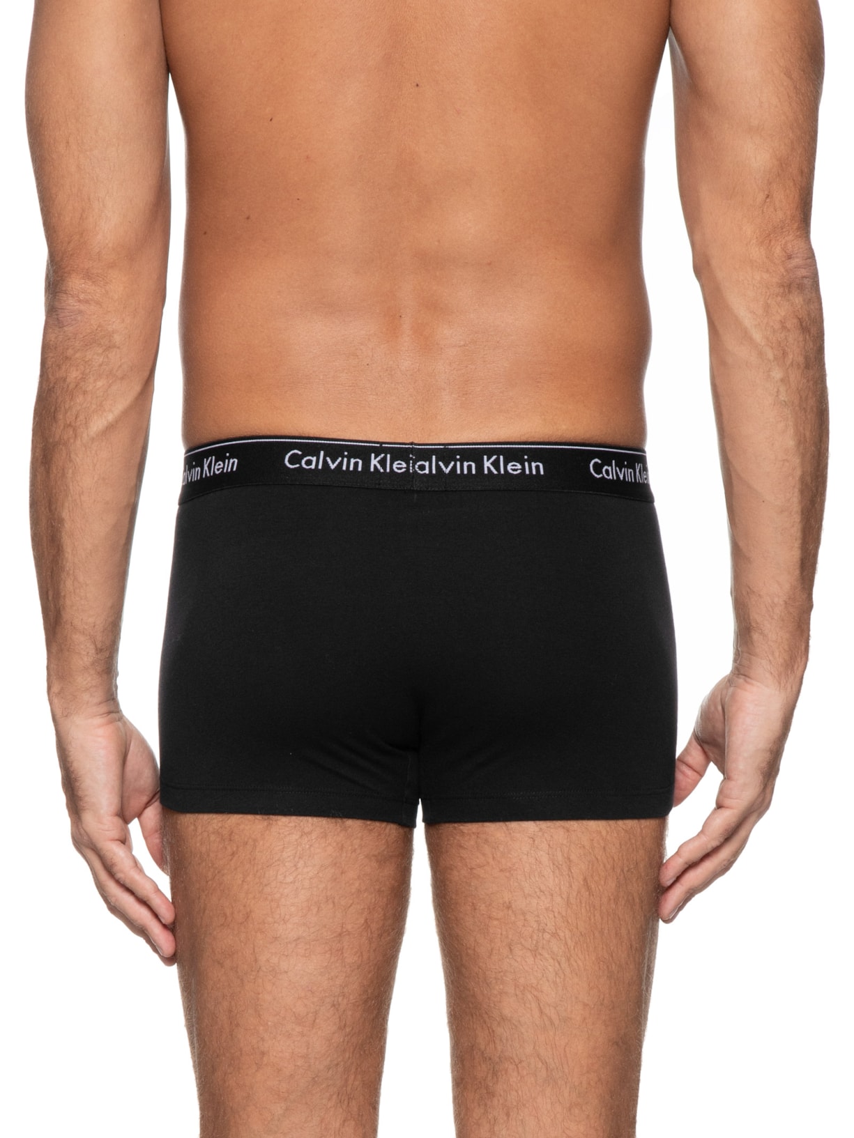 Kit 2 Cuecas Trunk Modern Cotton Preto Calvin Klein Underwear