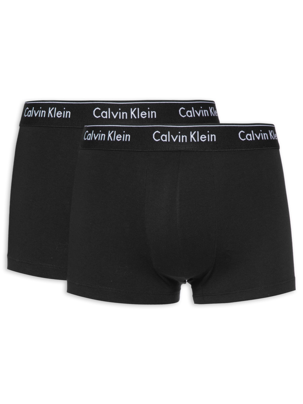 Kit 2 Cuecas Trunk Modern Cotton Preto Calvin Klein Underwear