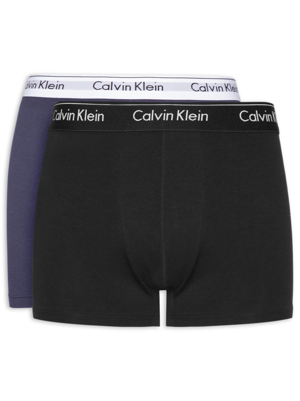 Kit 2 Cuecas Trunk Modern Cotton  – Azul Calvin Klein Underwear