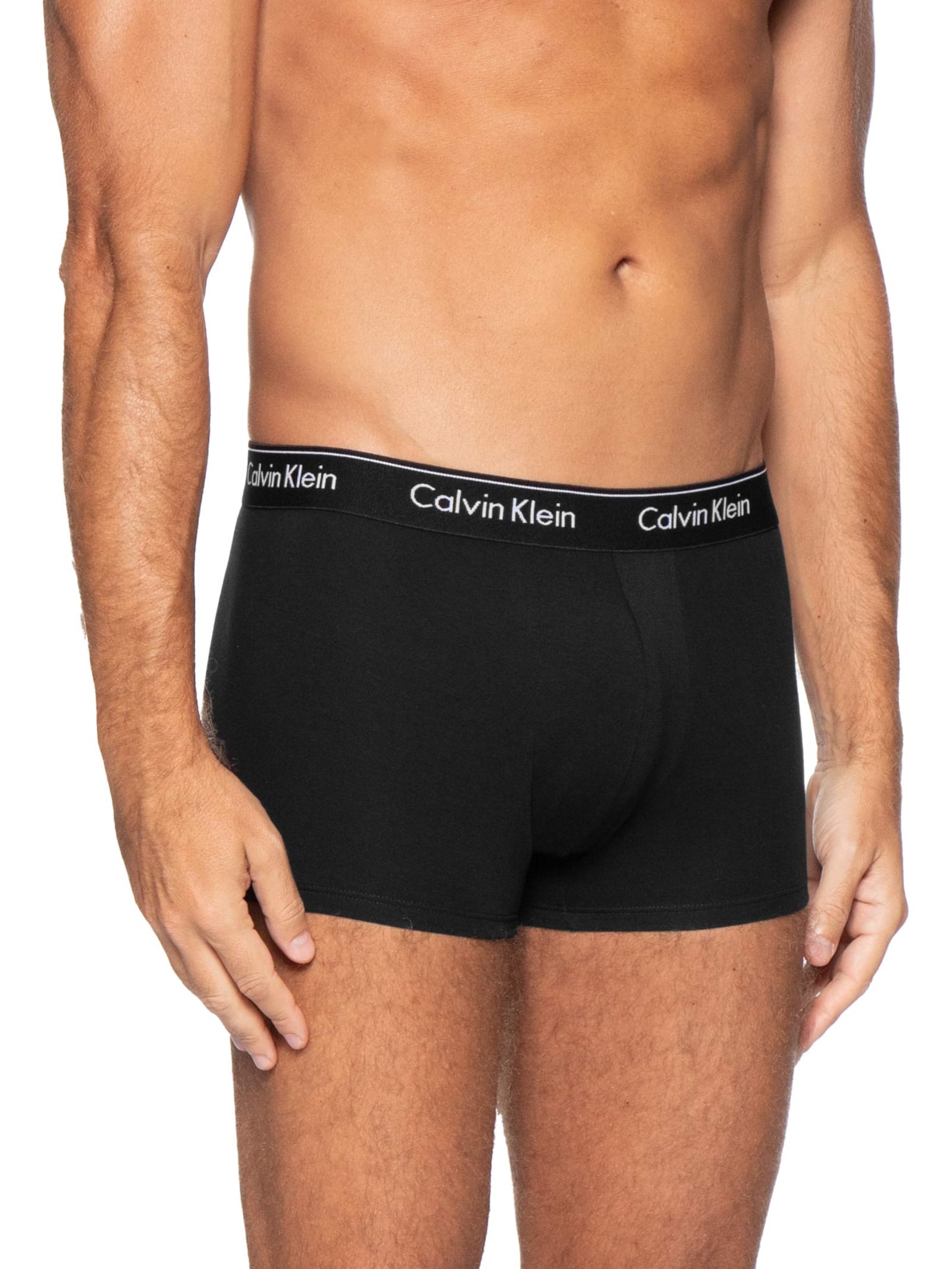 Kit 2 Cuecas Trunk Modern Em Algodão Verde Calvin Klein Underwear