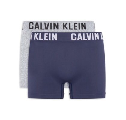 Kit 2 Cuecas Trunk Sem Costura - Azul