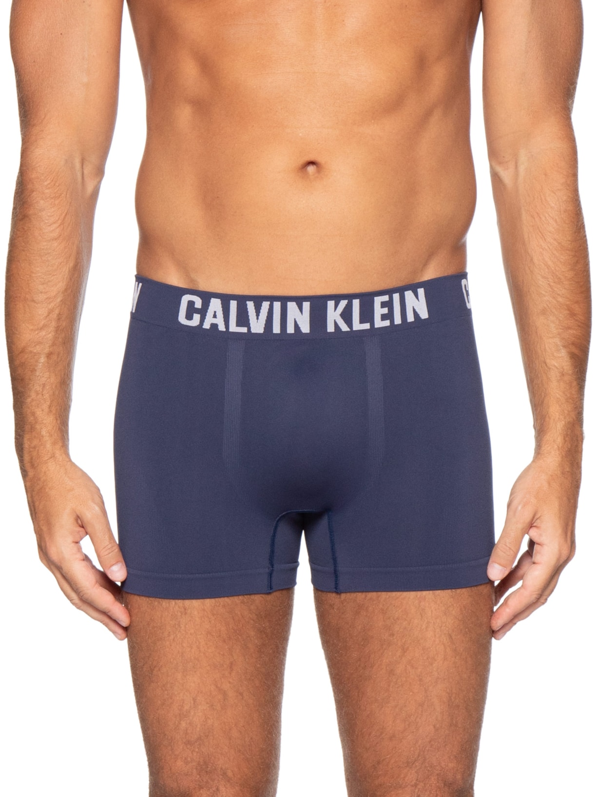 Kit 2 Cuecas Trunk Sem Costura Azul Calvin Klein Underwear
