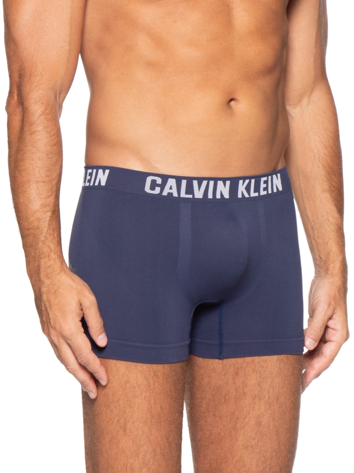 Kit 2 Cuecas Trunk Sem Costura Azul Calvin Klein Underwear