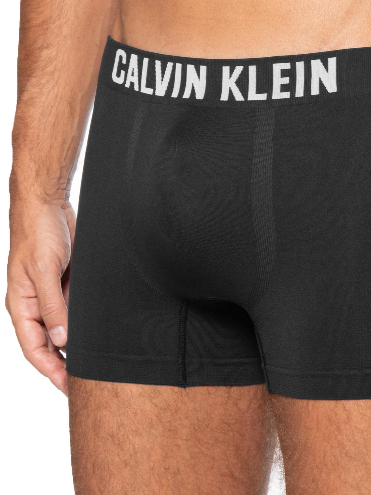 Kit 2 Cuecas Trunk Sem Costura Preto Calvin Klein Underwear