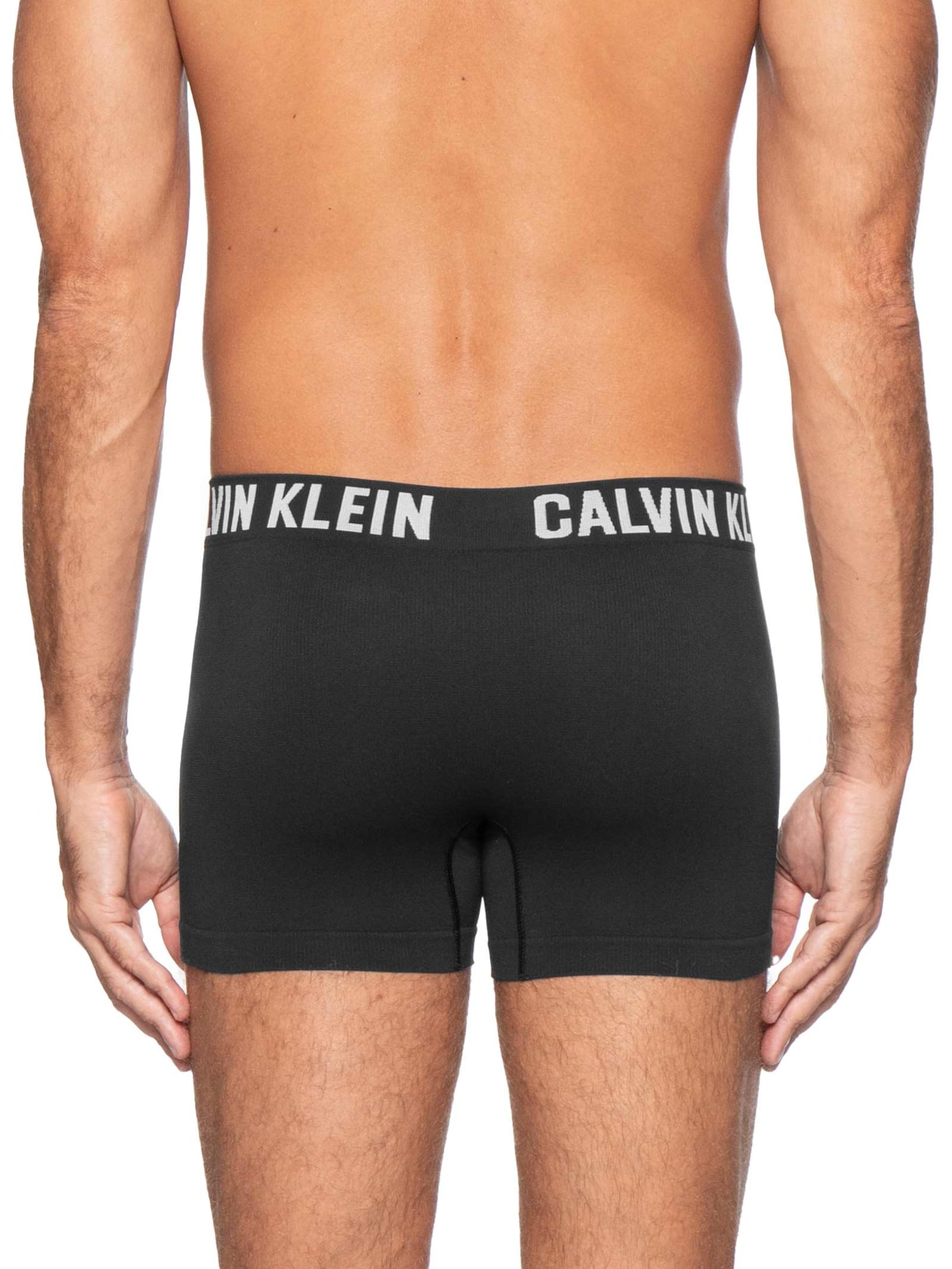 Kit 2 Cuecas Trunk Sem Costura Preto Calvin Klein Underwear