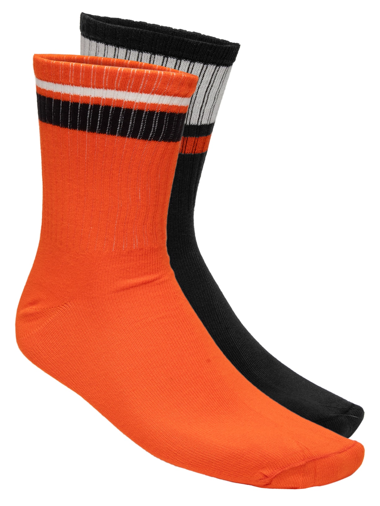Kit 2 Pares De Meia Masculina Riva Mix Preto Osklen