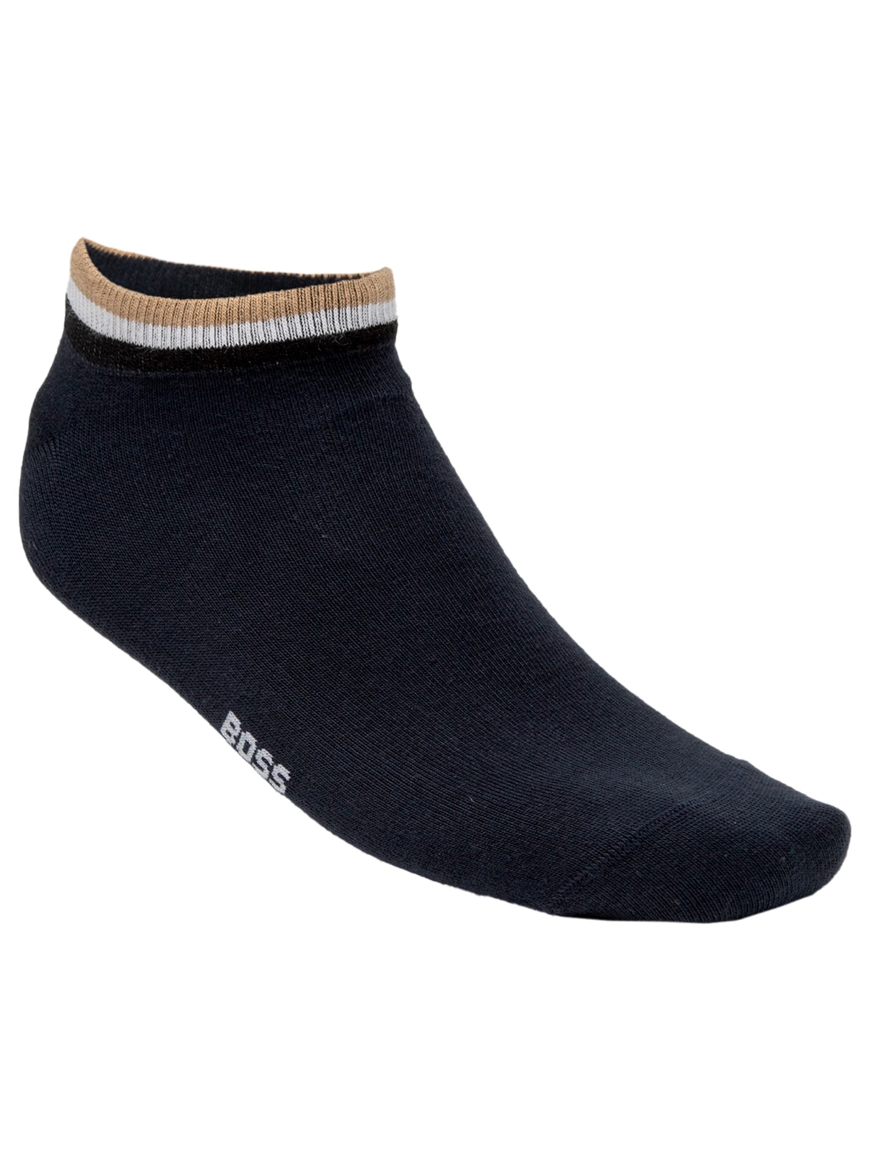 Kit 2 Pares Meias Masculina Uni Stripe CC Azul Boss
