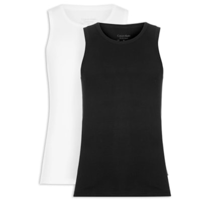 Kit 2 Regatas Masculinas Ribana Algodão 