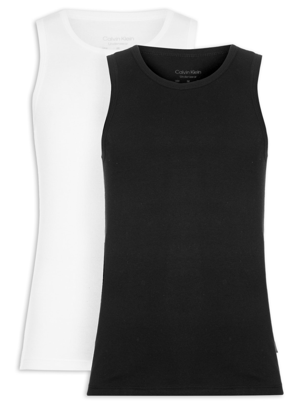 Kit 2 Regatas Masculinas Ribana Algodão