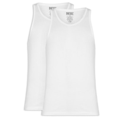 Kit 2 Regatas Masculinas Walty D-Box - Branco