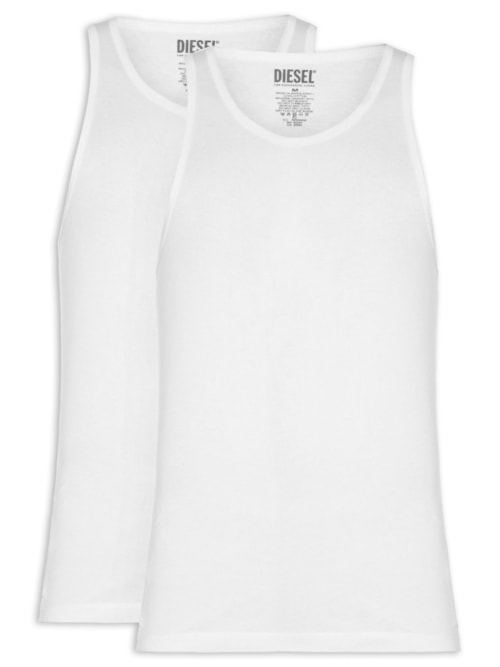 Kit 2 Regatas Masculinas Walty D-Box - Branco