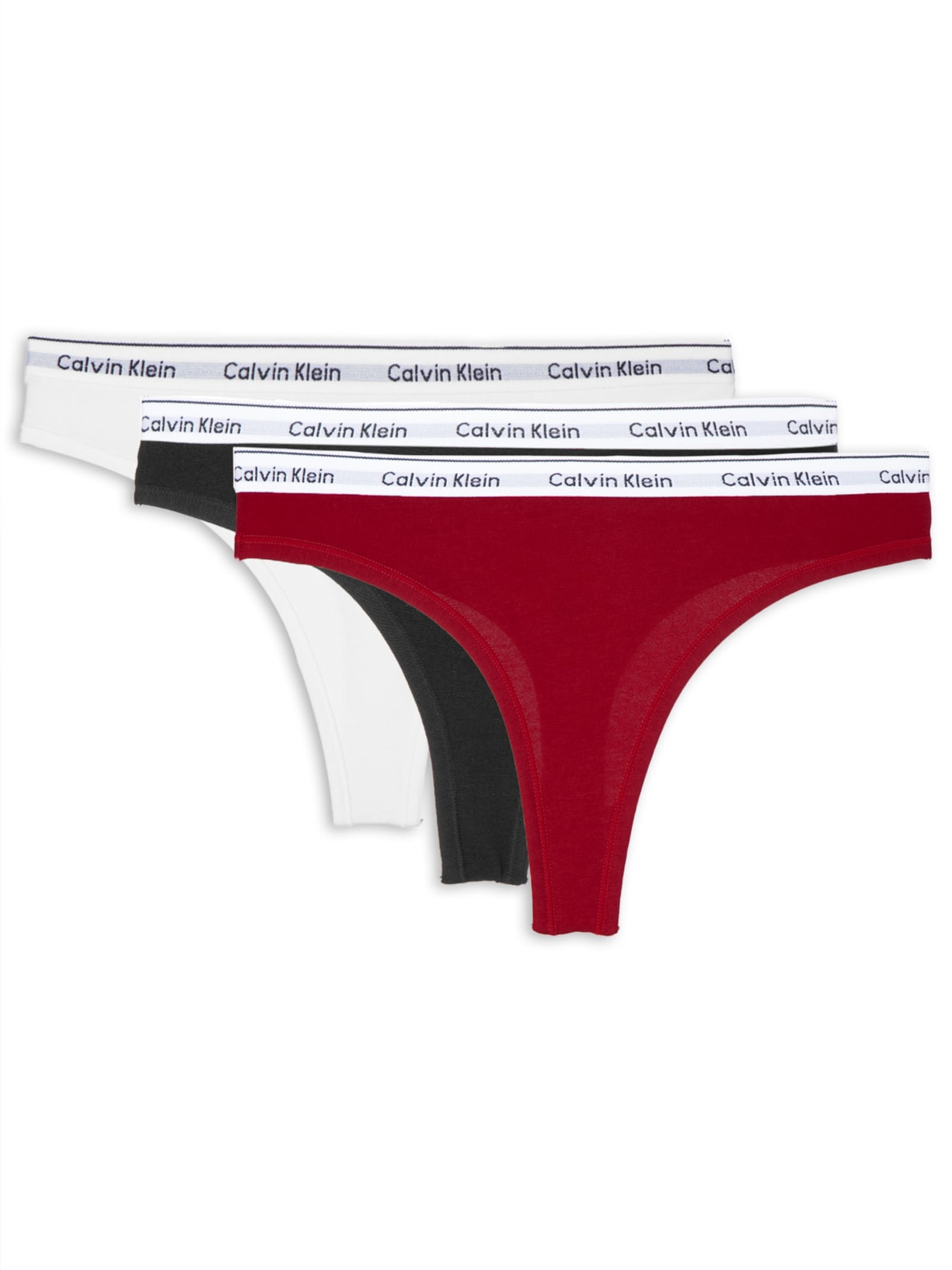 Kit 3 Calcinhas Fio Dental Mini Modern Cotton - Preto