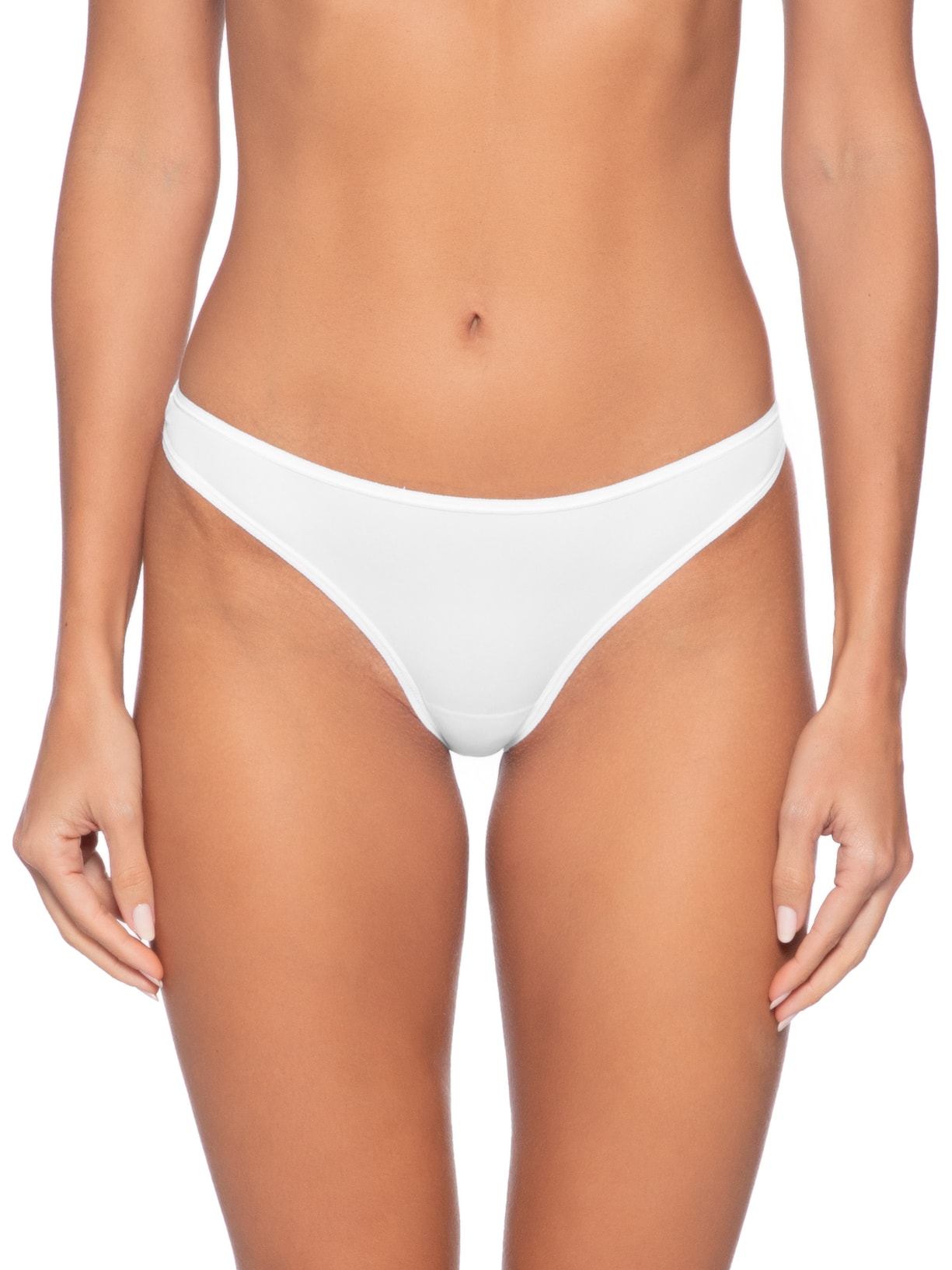 Kit 3 Calcinhas Tanga Branco Valisere