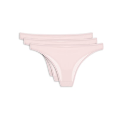 Kit 3 Calcinhas Tanga - Rosa