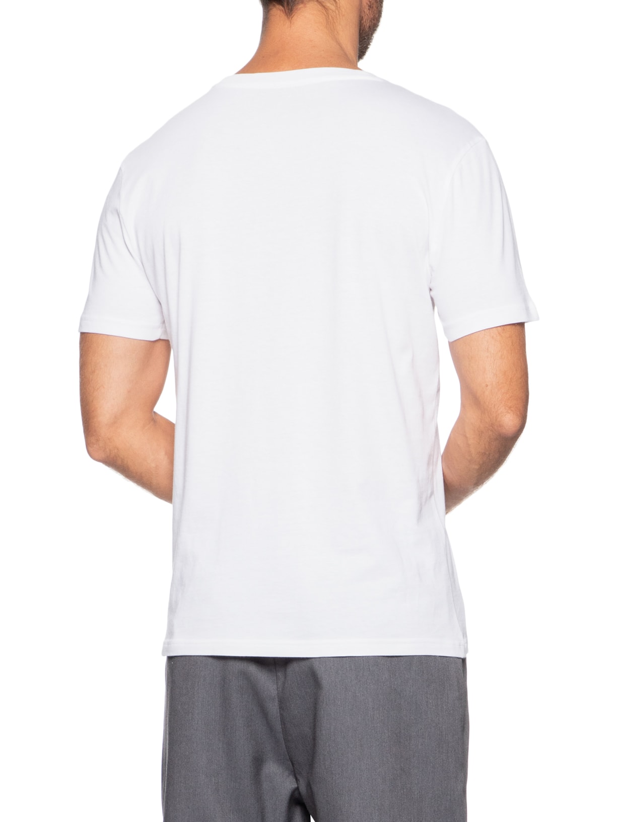 Kit 3 Camisetas Masculinas Básicas Em Algodão Branco Tommy Hilfiger