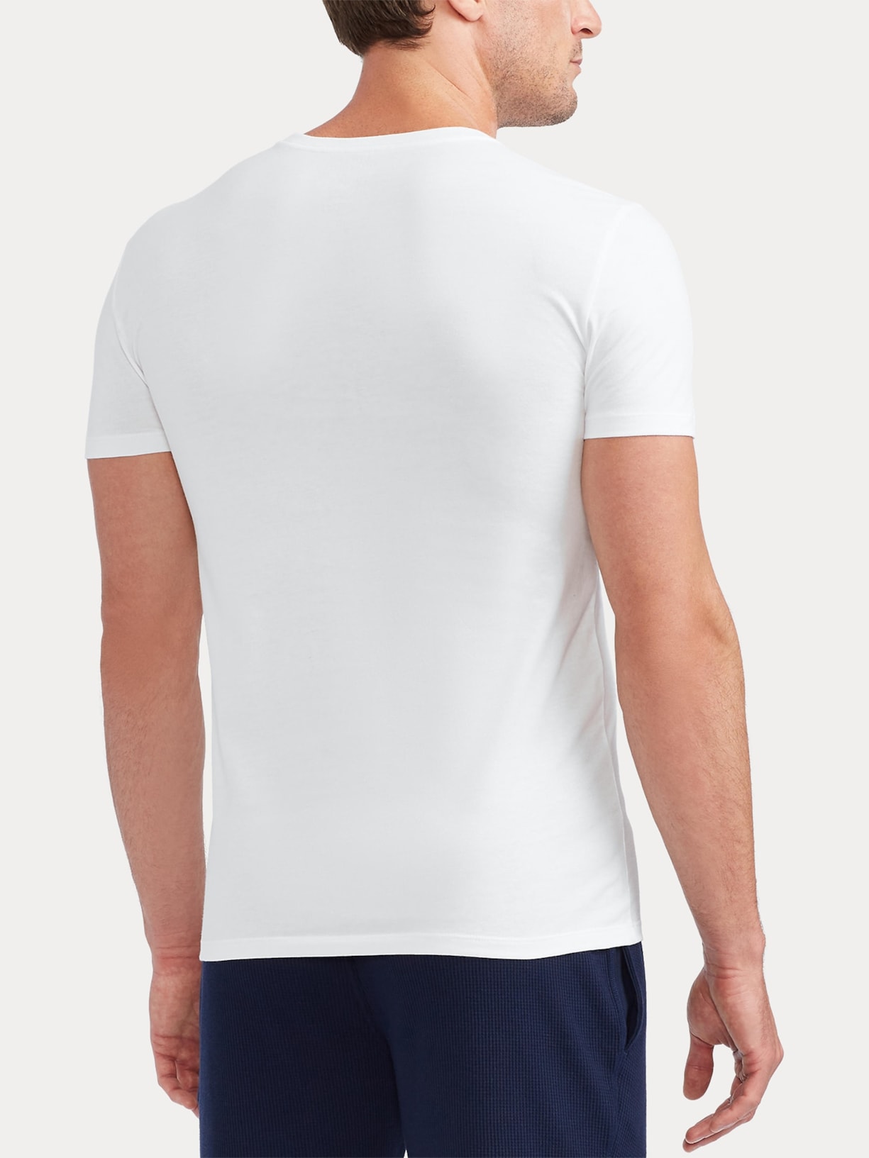 Kit 3 Camisetas Masculinas Com Logo Bordado Branco Polo Ralph Lauren