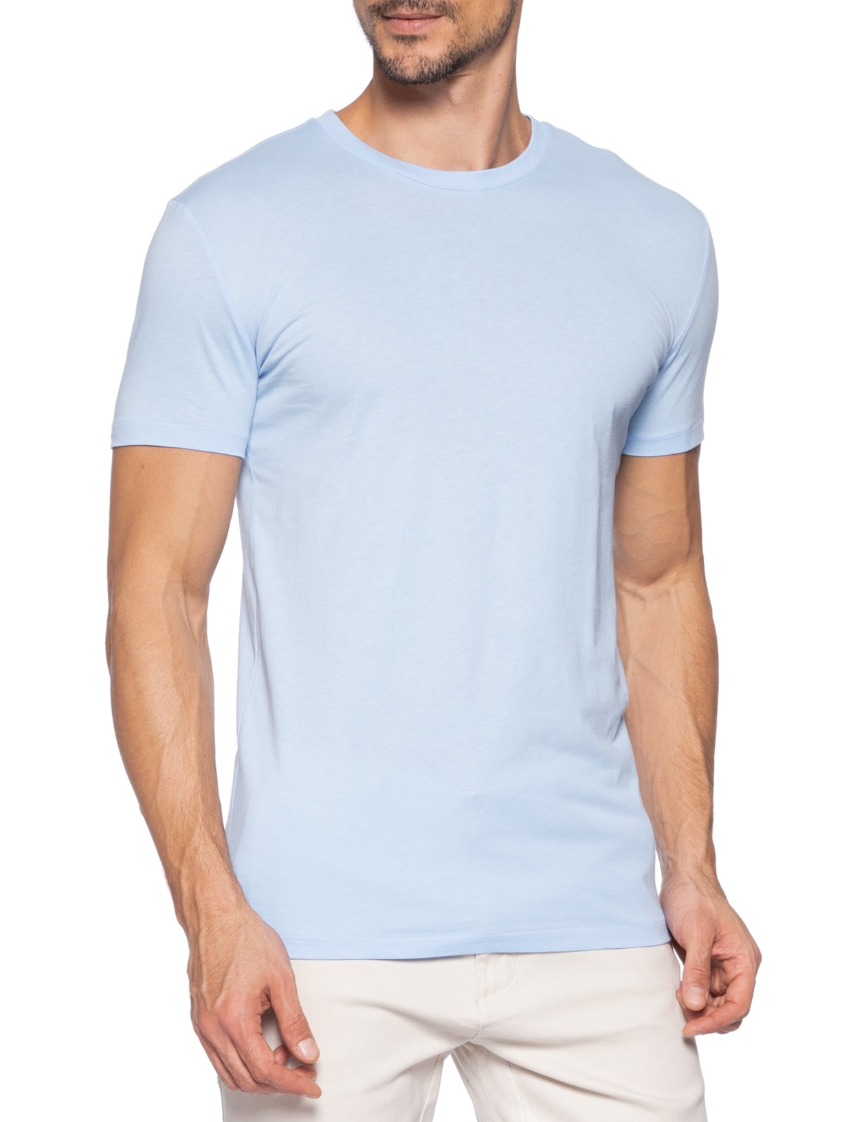Kit 3 Camisetas Masculinas Logo Classic Azul Polo Ralph Lauren