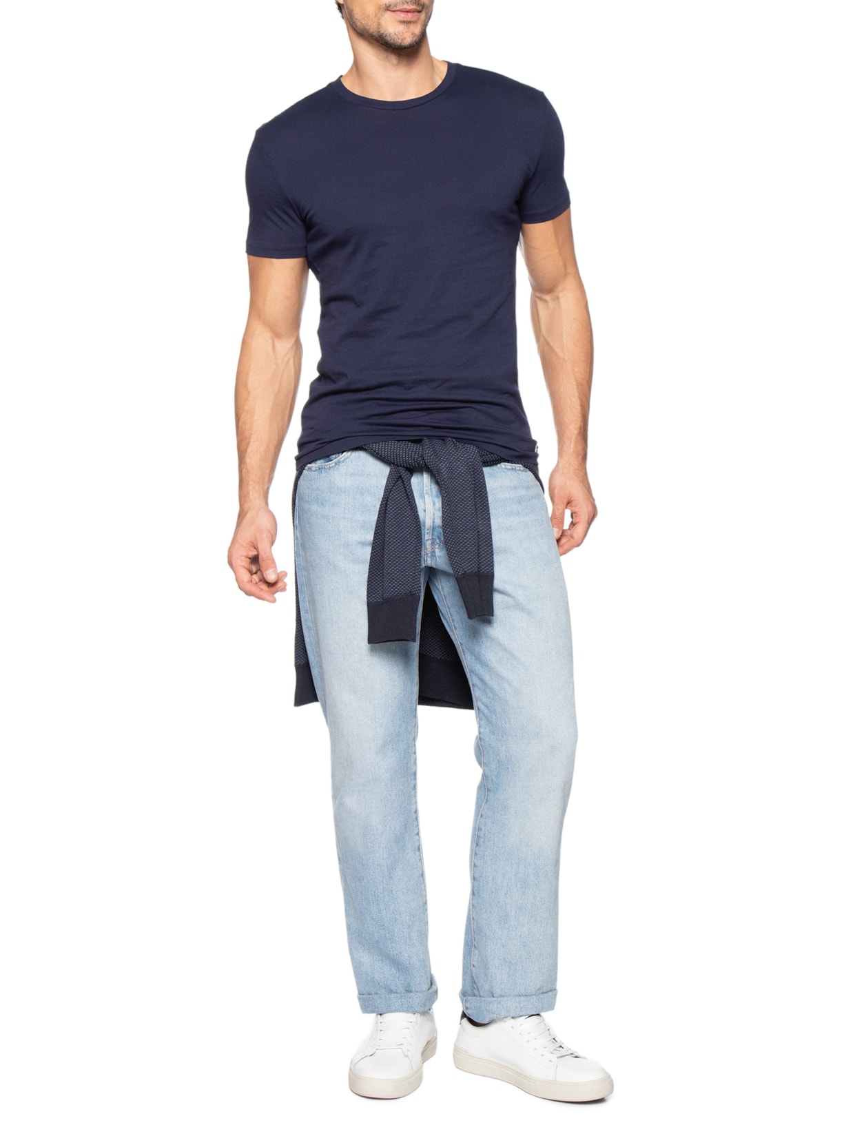 Kit 3 Camisetas Masculinas Logo Classic – Azul Polo Ralph Lauren