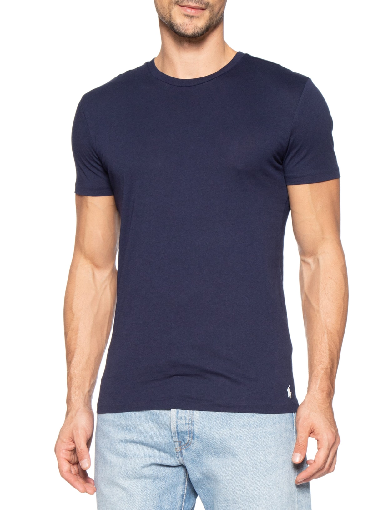 Kit 3 Camisetas Masculinas Logo Classic – Azul Polo Ralph Lauren