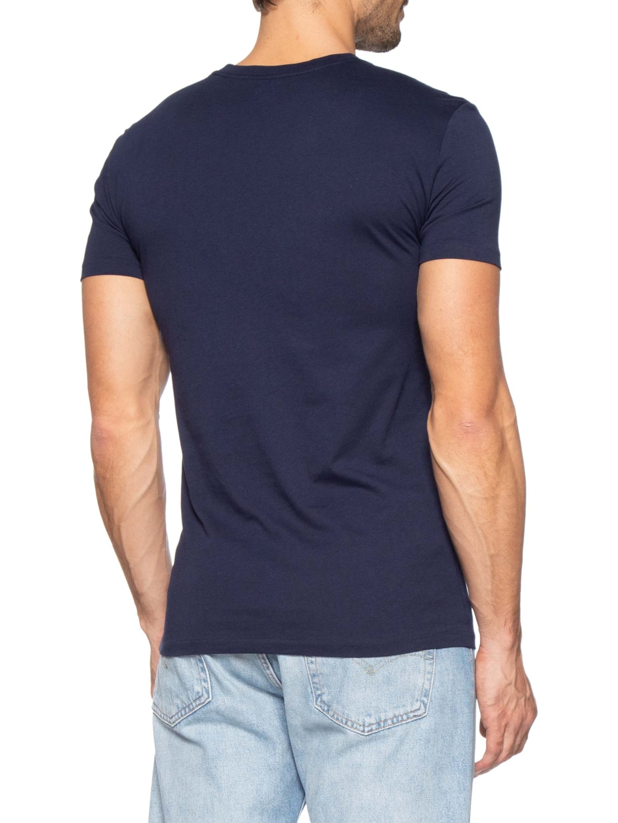 Kit 3 Camisetas Masculinas Logo Classic – Azul Polo Ralph Lauren
