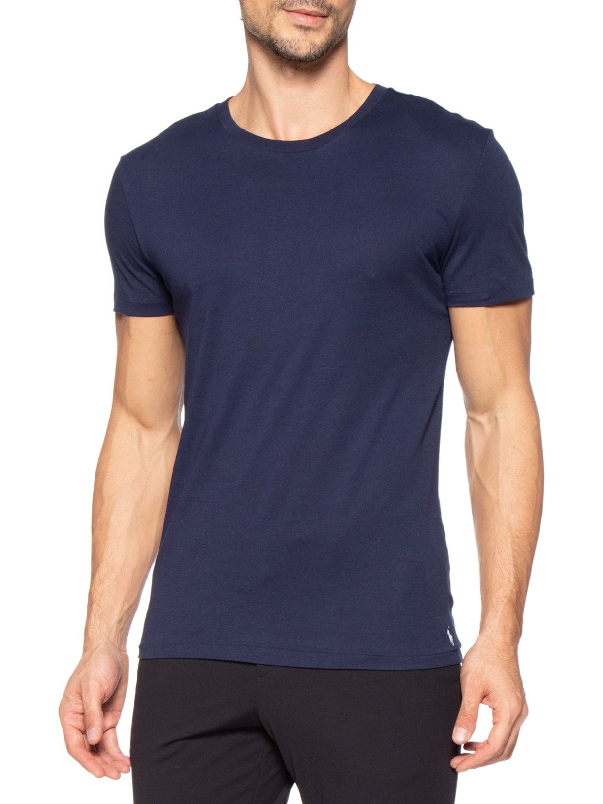 Kit 3 Camisetas Masculinas Logo Classic – Azul Polo Ralph Lauren