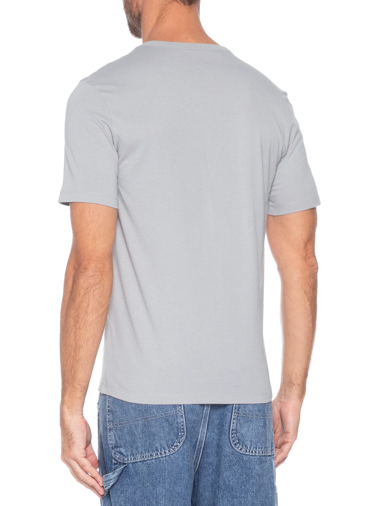 Kit 3 Camisetas Masculinas RN Triplet P Cinza Hugo