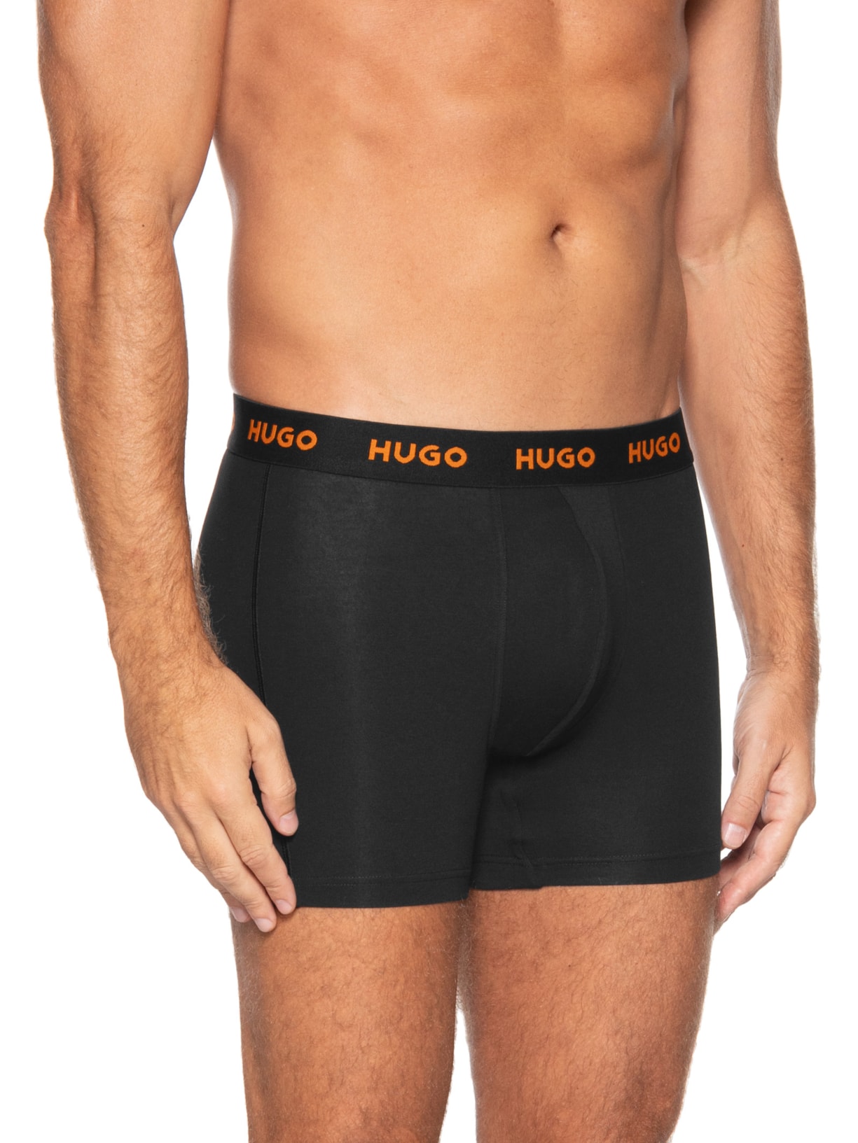Kit 3 Cuecas Boxer Brief Triple Azul Hugo