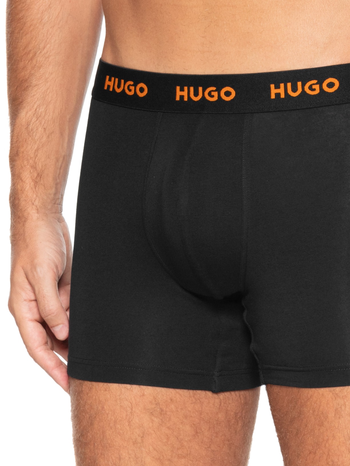 Kit 3 Cuecas Boxer Brief Triple Azul Hugo