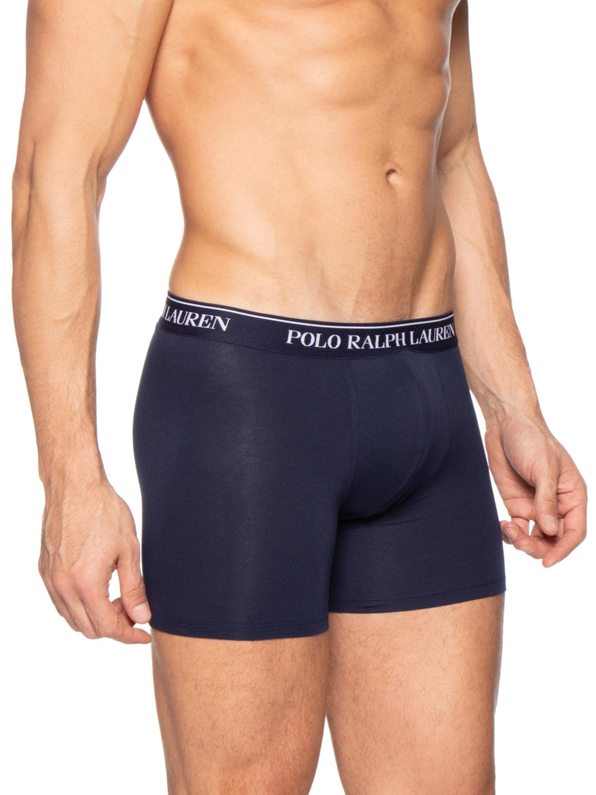 Kit 3 Cuecas Boxer Brief – Azul Polo Ralph Lauren