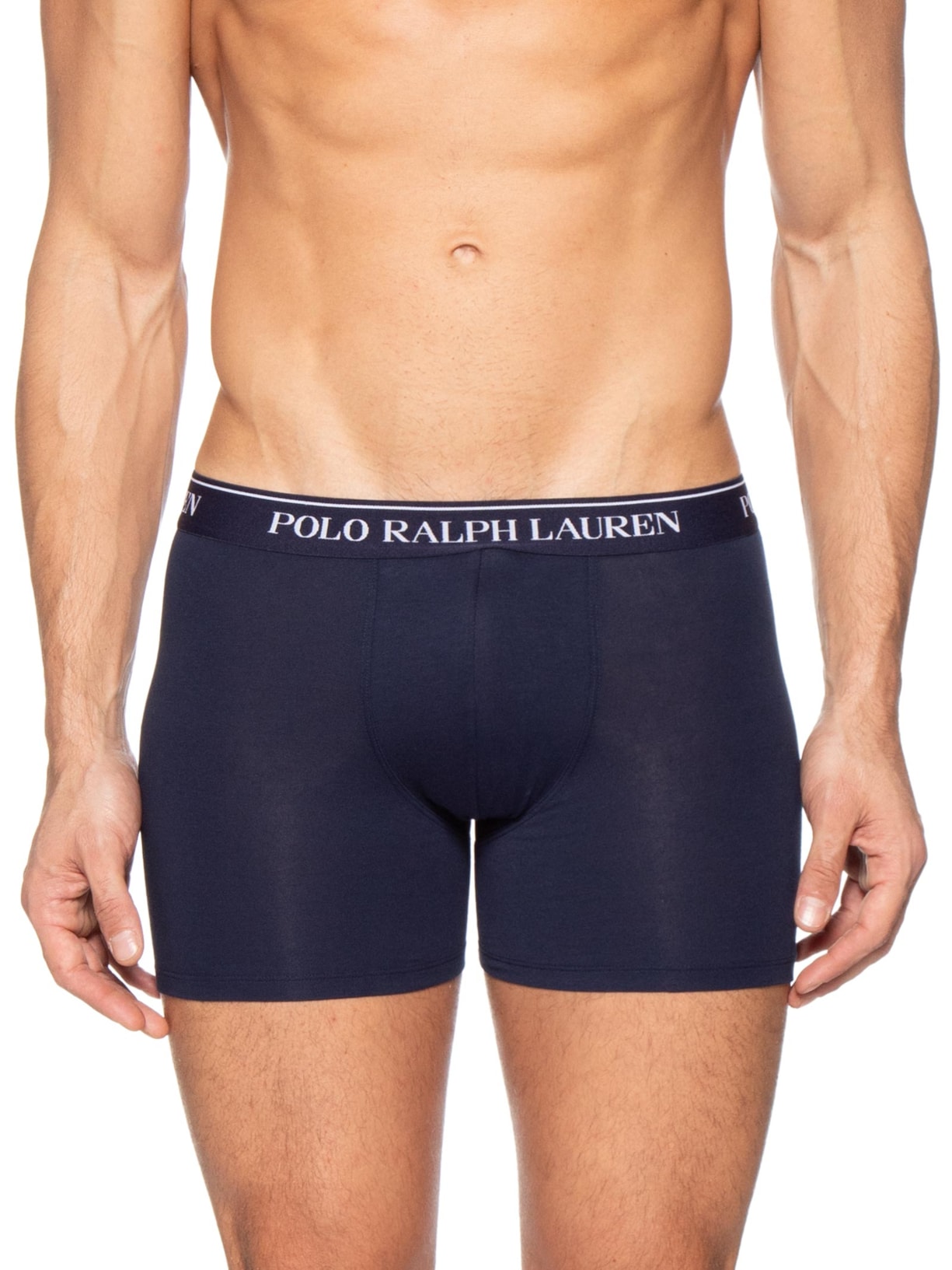 Kit 3 Cuecas Boxer Brief – Azul Polo Ralph Lauren