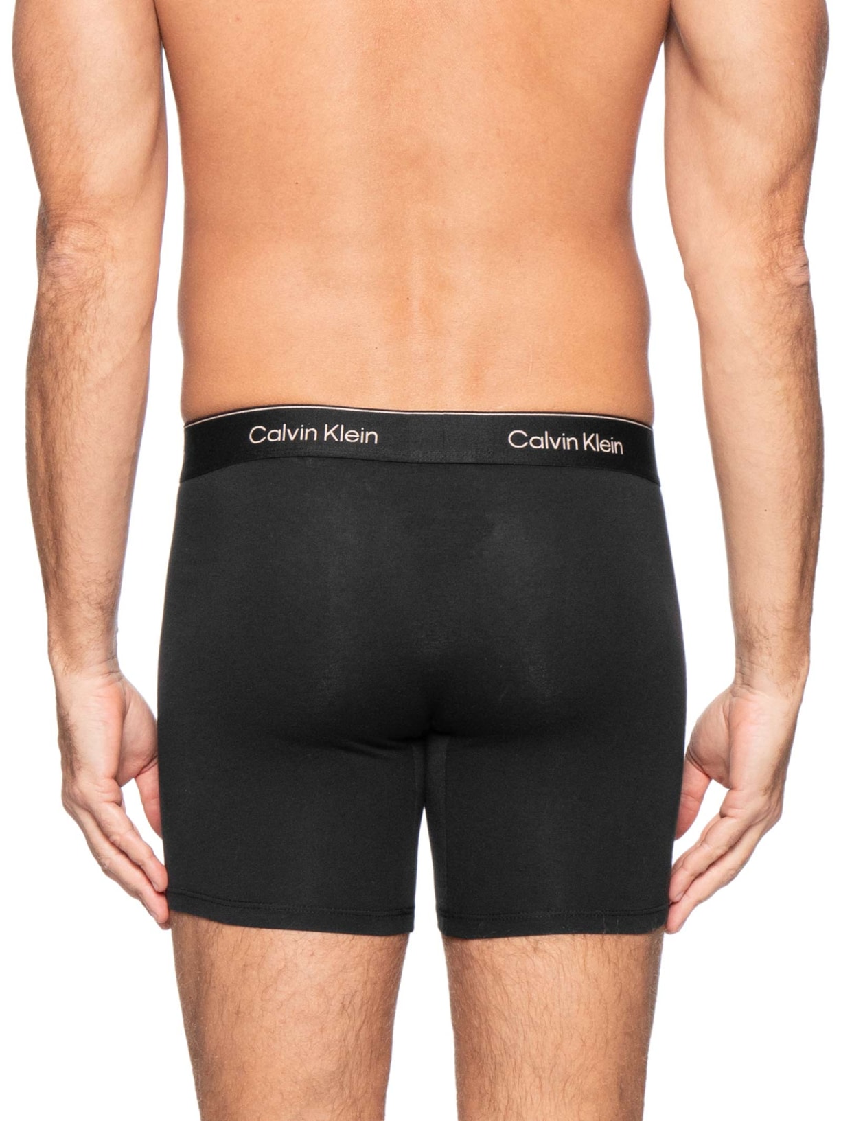 Kit 3 Cuecas Boxer Icon Cotton Strech Cinza Calvin Klein Underwear