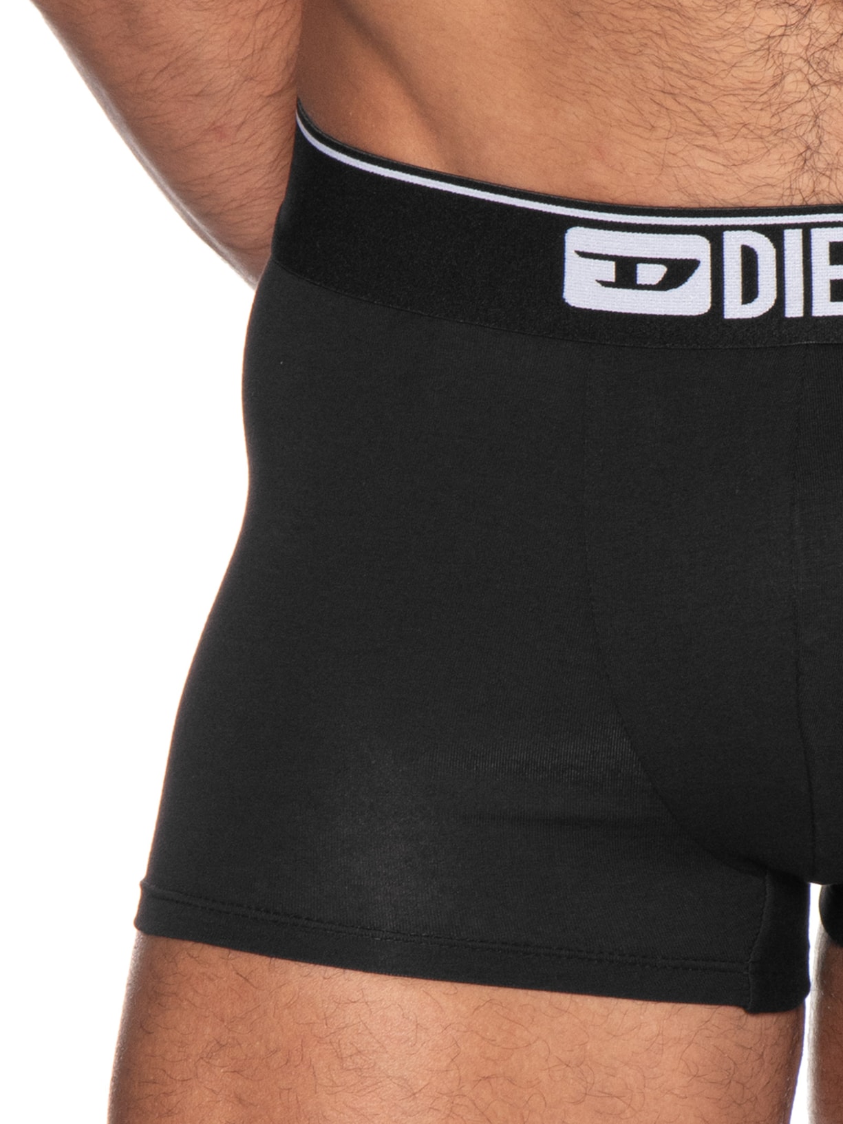 Kit 3 Cuecas Boxer Masculinas Branco Diesel