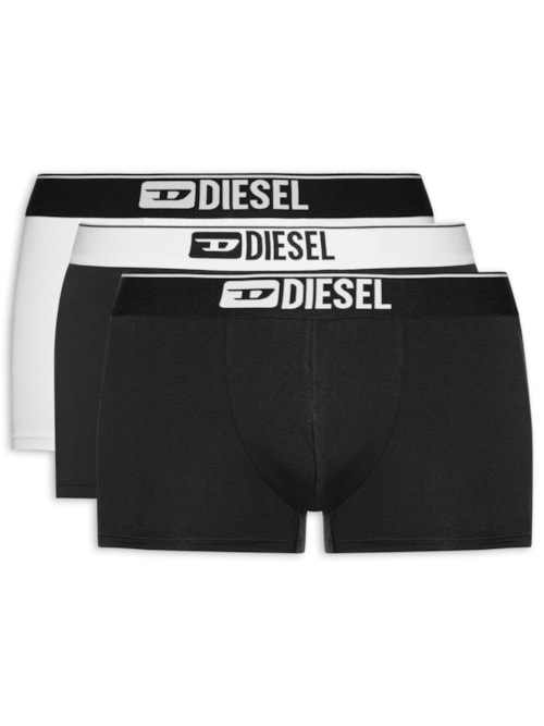 Kit 3 Cuecas Boxer Masculinas – Branco