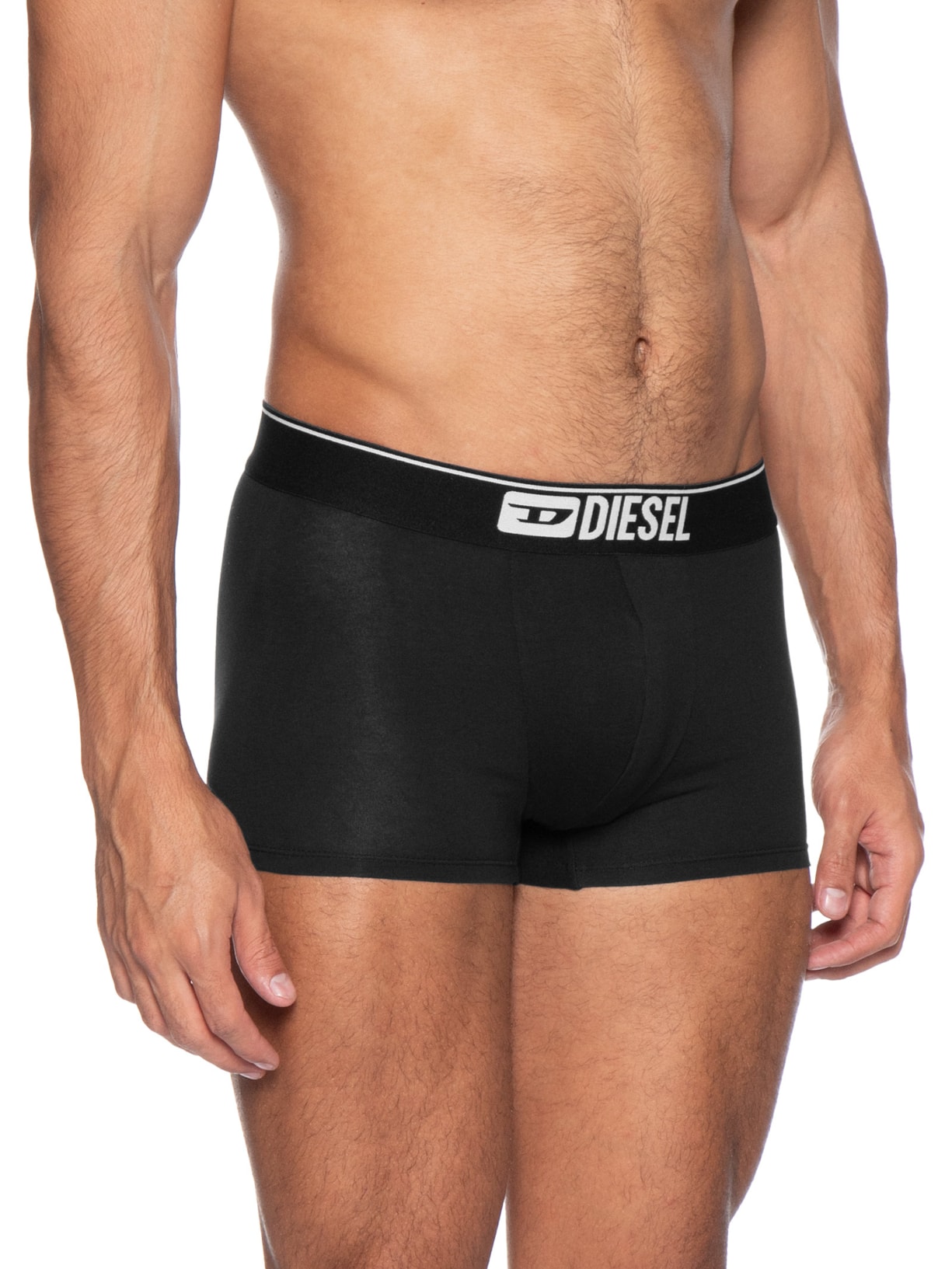 Kit 3 Cuecas Boxer Masculinas – Branco Diesel