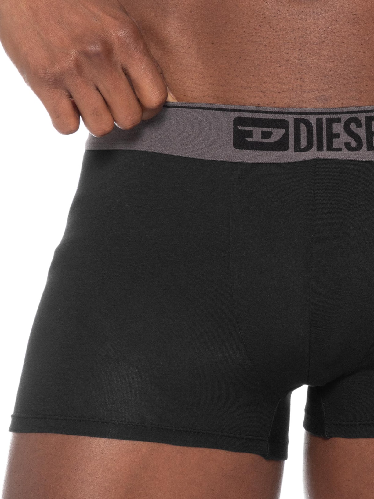 Kit 3 Cuecas Boxer Preto Diesel