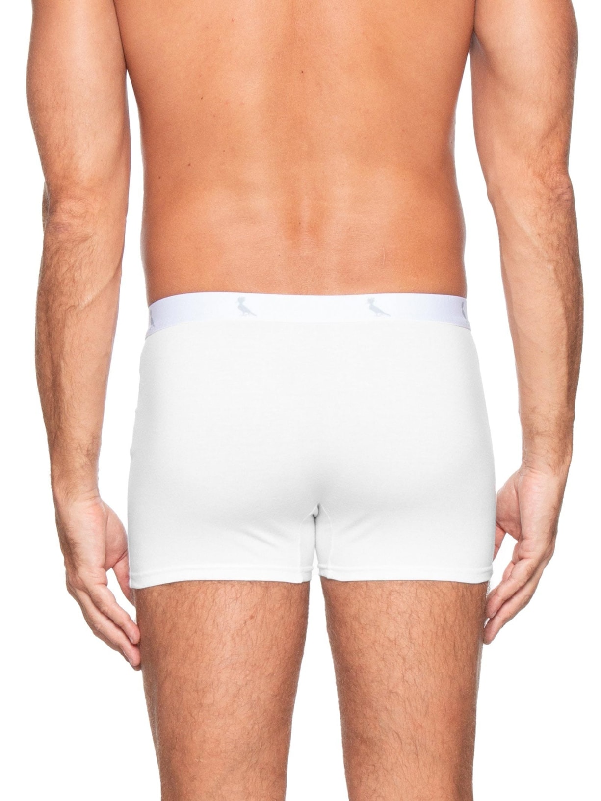 Kit 3 Cuecas Boxer Reserva Algodão Branco Reserva