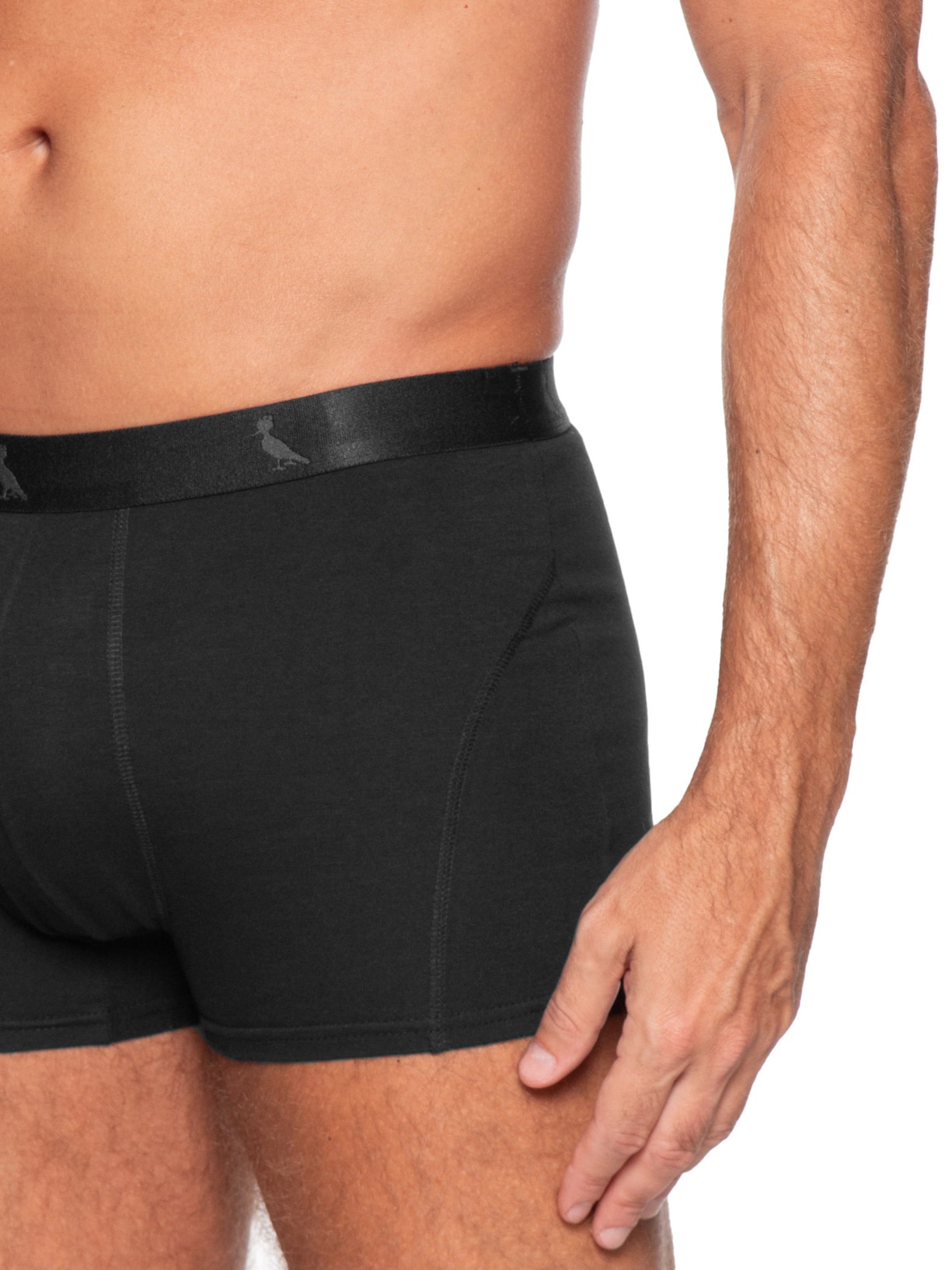 Kit 3 Cuecas Boxer Reserva Algodão Preto Reserva