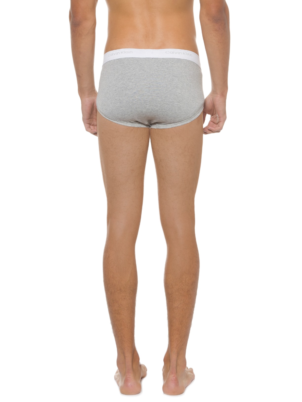 Kit 3 Cuecas Brief Cinza Calvin Klein Underwear