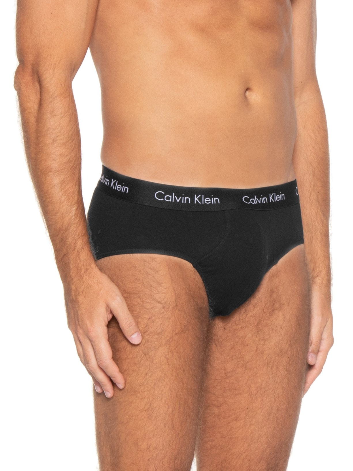 Kit 3 Cuecas Brief Preto Calvin Klein Underwear