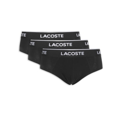 Kit 3 Cuecas Briefs Stretch - Preto