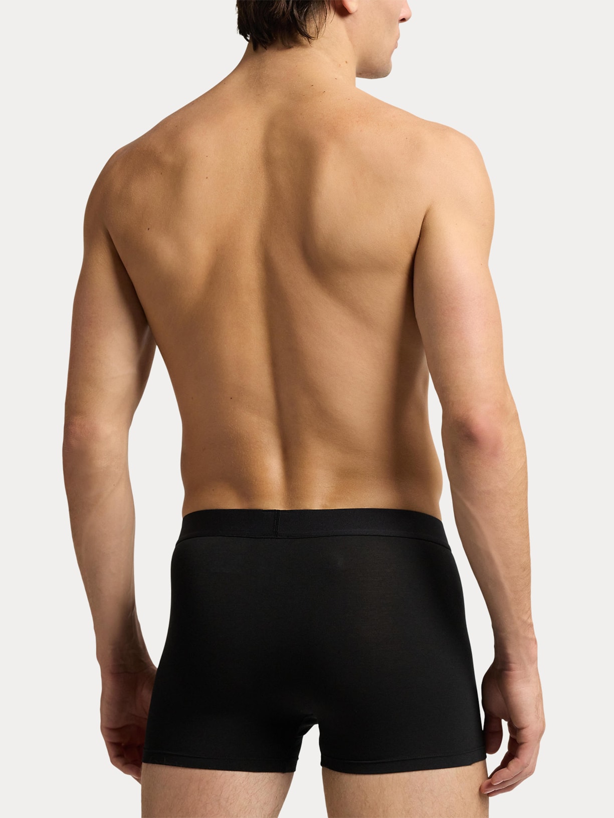 Kit 3 Cuecas Classic Trunk Minimal Logo Preto Polo Ralph Lauren