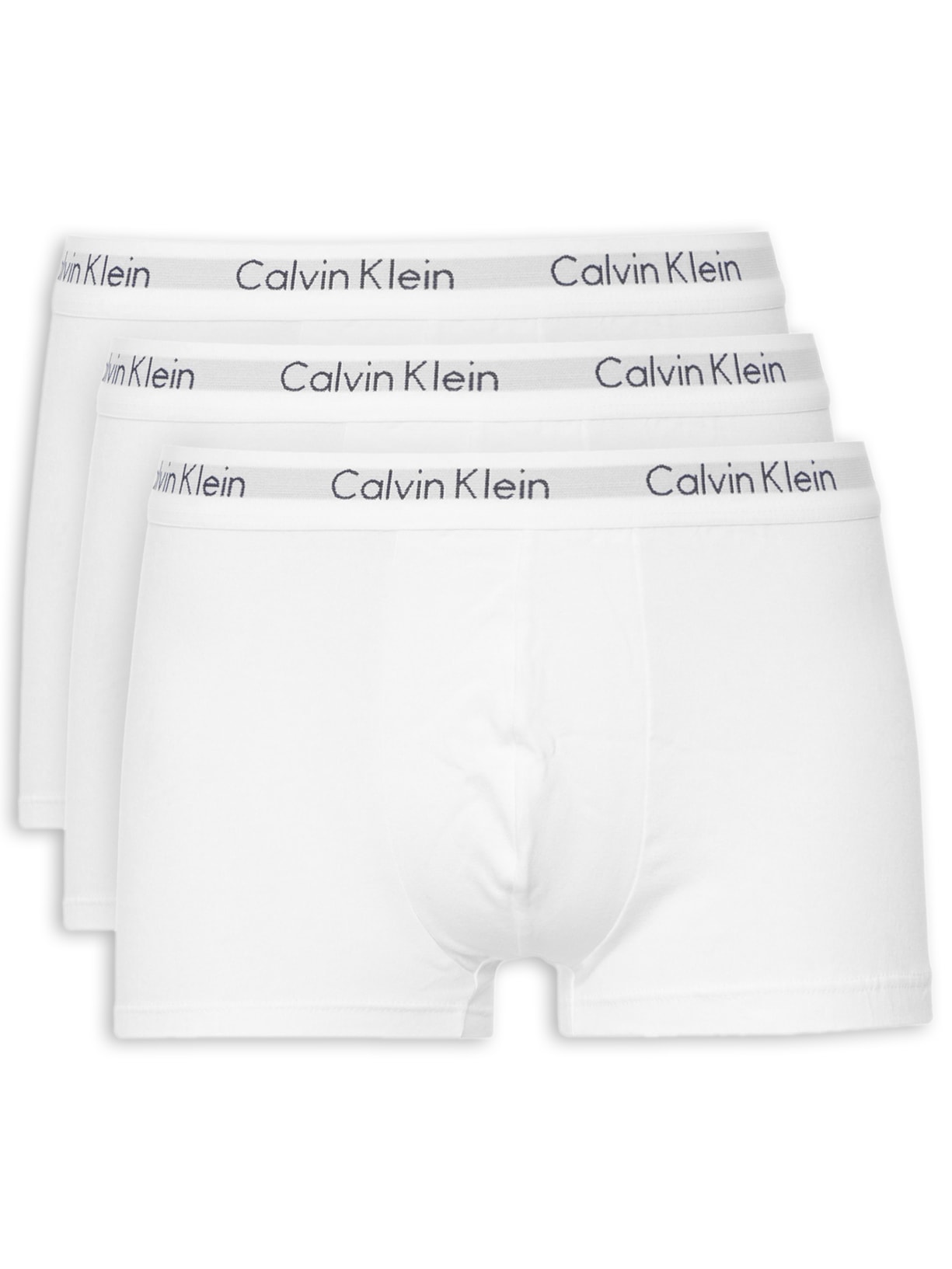 Kit 3 Cuecas Low Rise Trunk - Branco