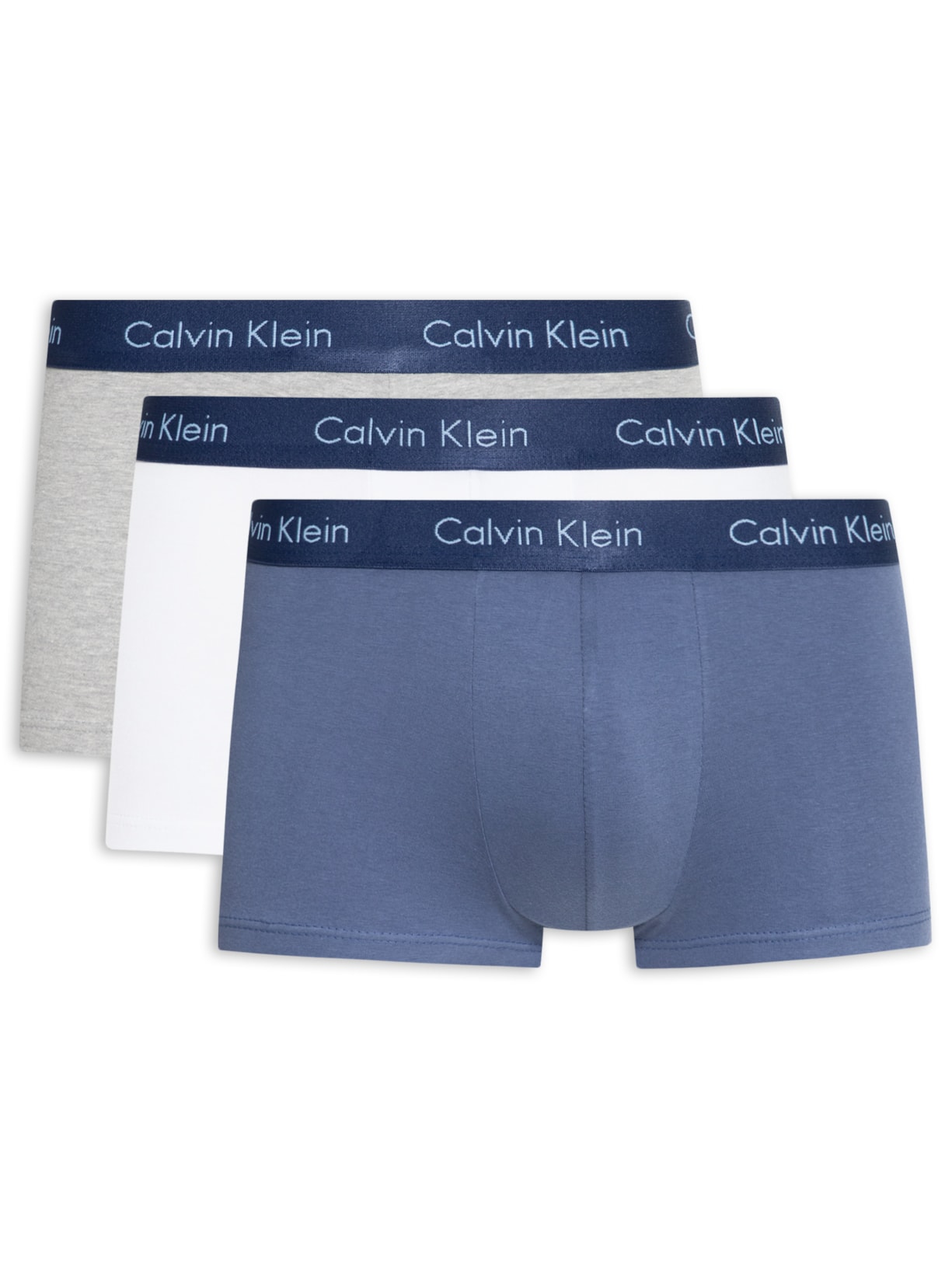 Kit 3 Cuecas Low Rise Trunk Classic Calvin Klein Underwear