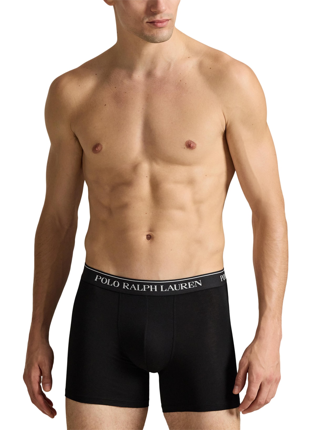 Kit 3 Cuecas Masculinas Boxer Brief Preto Polo Ralph Lauren