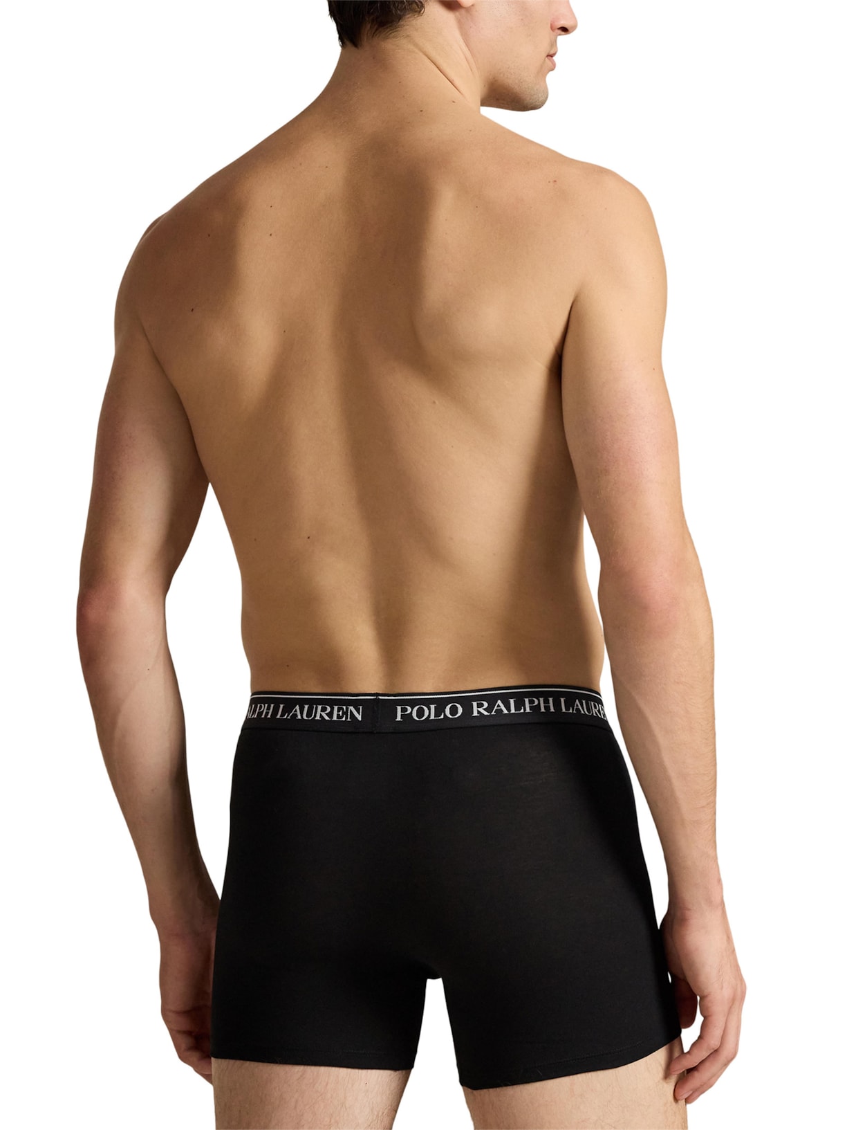 Kit 3 Cuecas Masculinas Boxer Brief Preto Polo Ralph Lauren