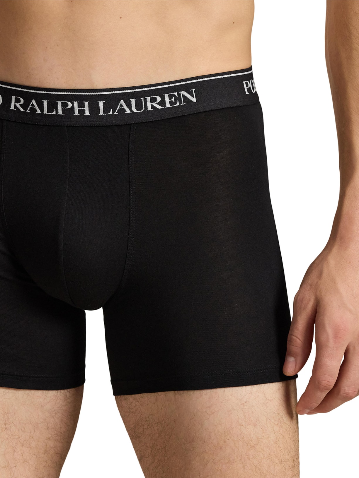 Kit 3 Cuecas Masculinas Boxer Brief Preto Polo Ralph Lauren
