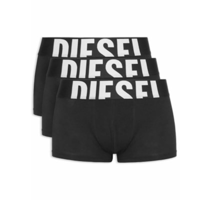 Kit 3 Cuecas Masculinas Boxer Damien - Preto