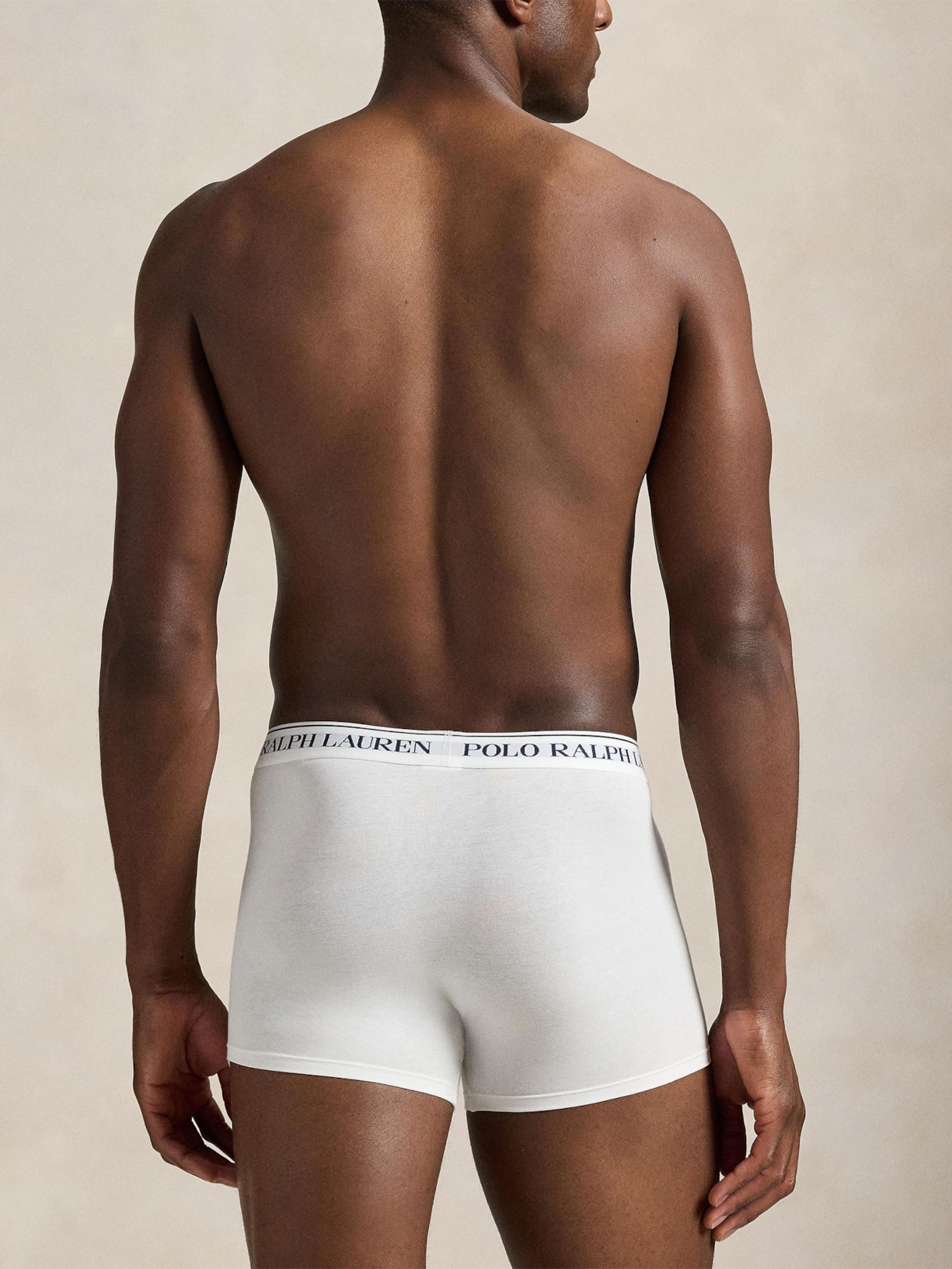 Kit 3 Cuecas Masculinas Classic Trunk Branco Polo Ralph Lauren