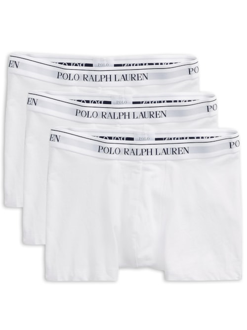 Kit 3 Cuecas Masculinas Classic Trunk - Branco